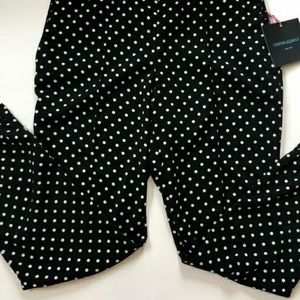 Cynthia Rowley Polka Dot Ankle Pants